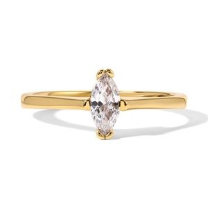 New Vanessa Mooney THE VIVIAN RING CZ Ring Dainty Layering Ring